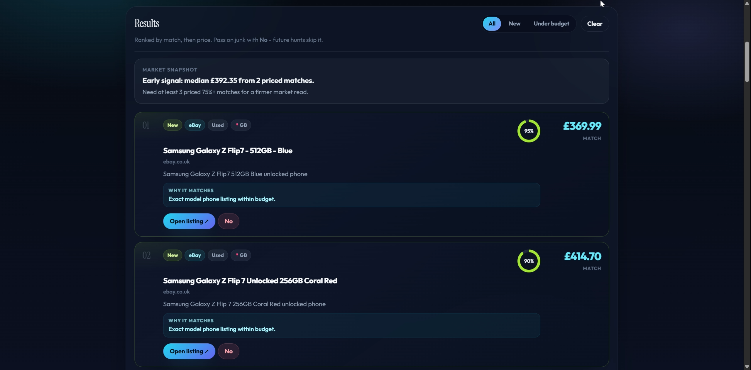 Go Hunt This - Persistent Item Hunting Tool — More